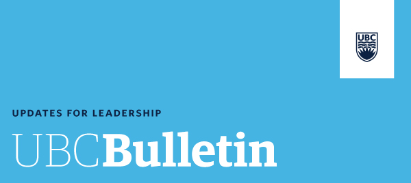 UBC Bulletin Header